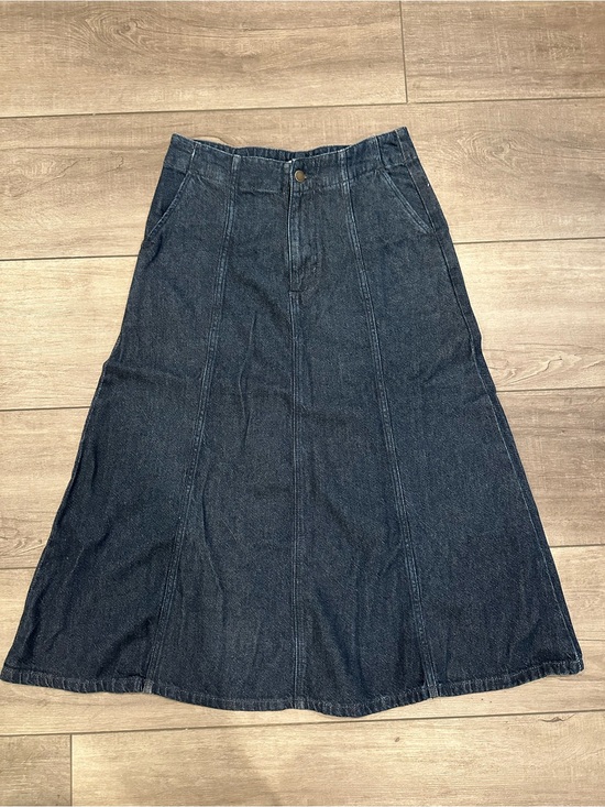 Liz Claiborne Dresses & Skirts - Liz Claiborne Dark Blue Denim Maxi Skirt